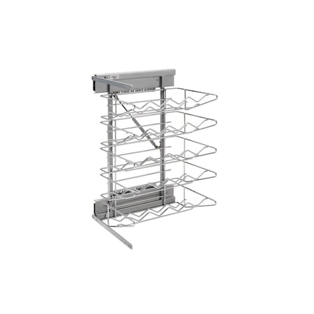 Rev-A-Shelf Steel, Silver, 14.13 in W, 25.75 in H, 17 in D, 17 in L, Silver 5375-40WR-1CR